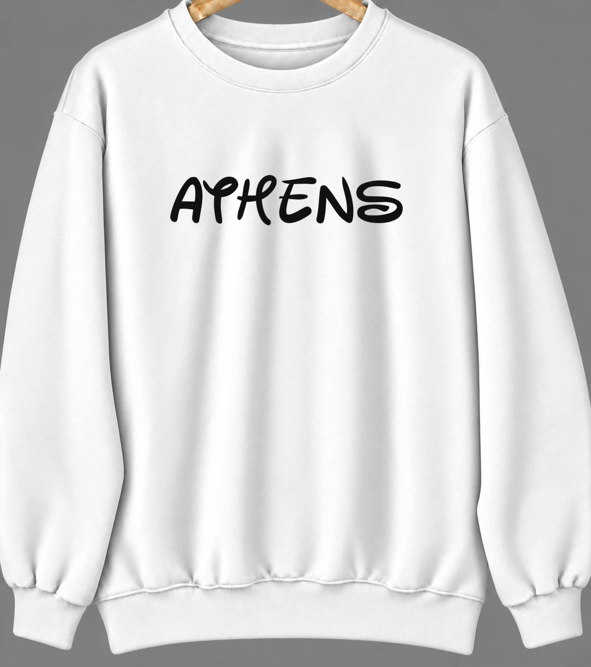 Athens, Georgia Hometown Crewneck — White