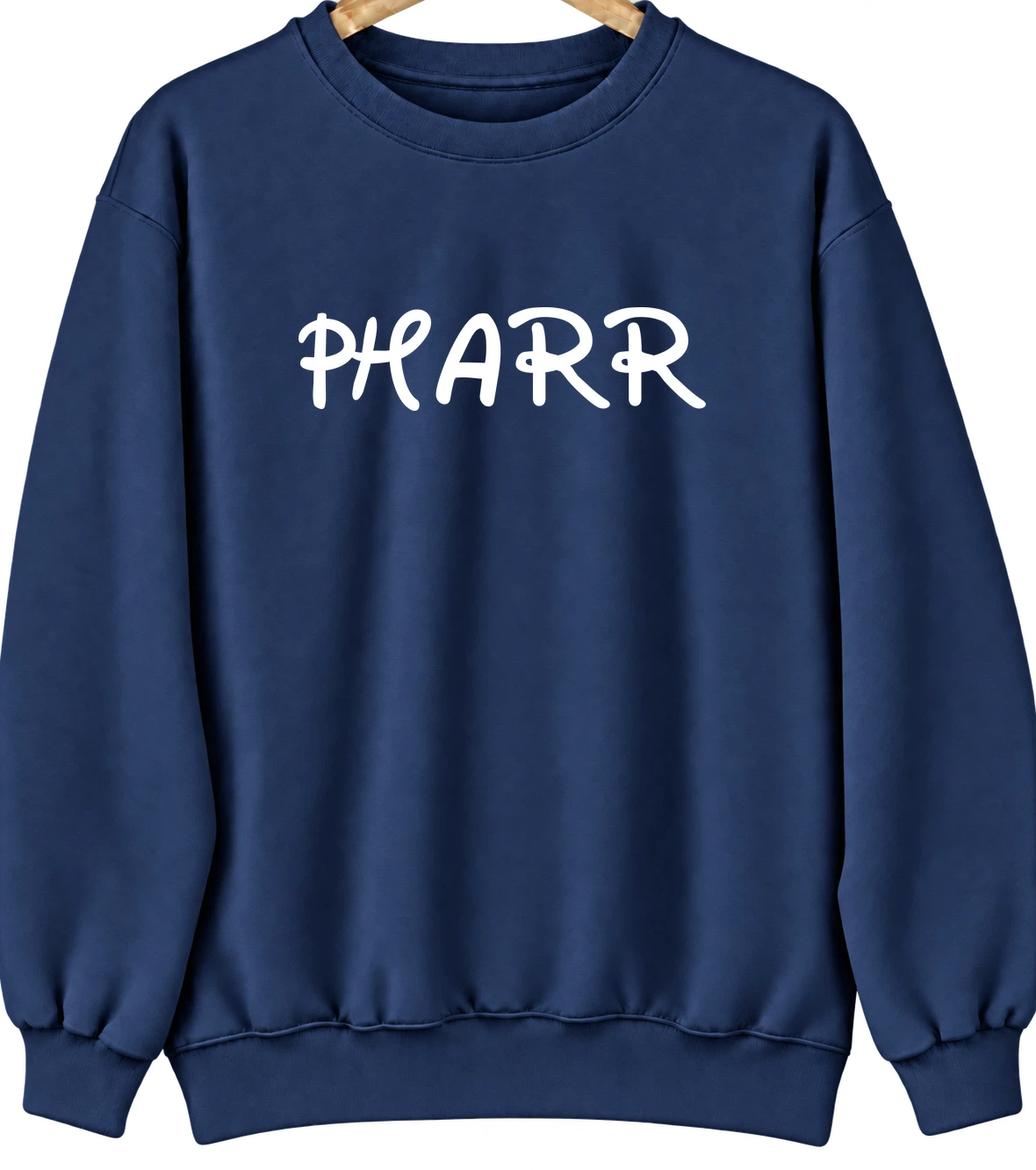 Pharr, Texas Hometown Crewneck — Navy