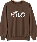 Hilo, Hawaii Hometown Crewneck — Brown