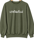 Louisville, Kentucky Hometown Crewneck — Military Green