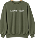 Castro Valley, California Hometown Crewneck — Military Green