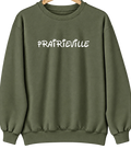 Prairieville, Louisiana Hometown Crewneck — Military Green