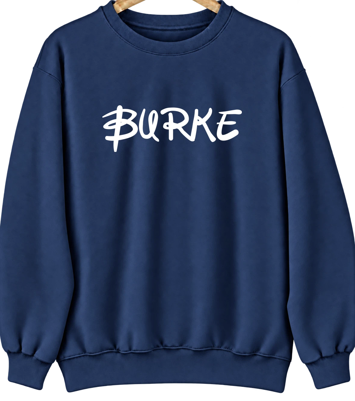 Burke, Virginia Hometown Crewneck — Navy