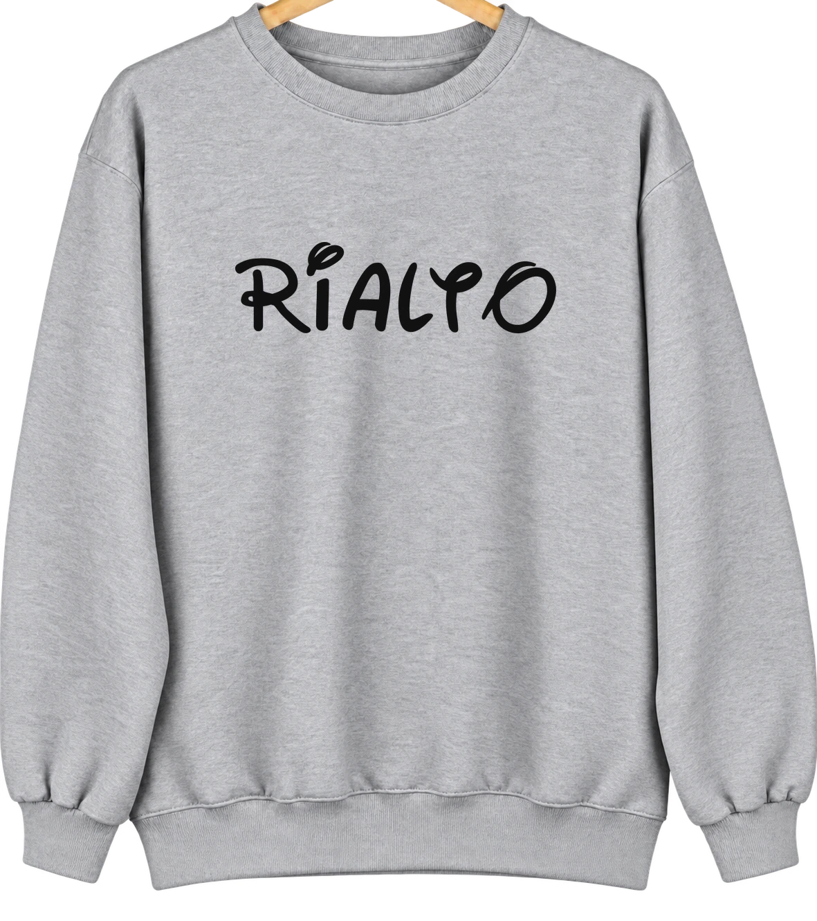 Rialto, California Hometown Crewneck — Sport Grey