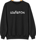 Lewiston, Idaho Hometown Crewneck — Black
