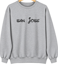San Jose, California Hometown Crewneck — Sport Grey