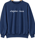 Niagara Falls, New York Hometown Crewneck — Navy