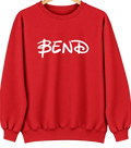 Bend, Oregon Hometown Crewneck — Red