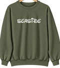 Seaside, California Hometown Crewneck — Military Green