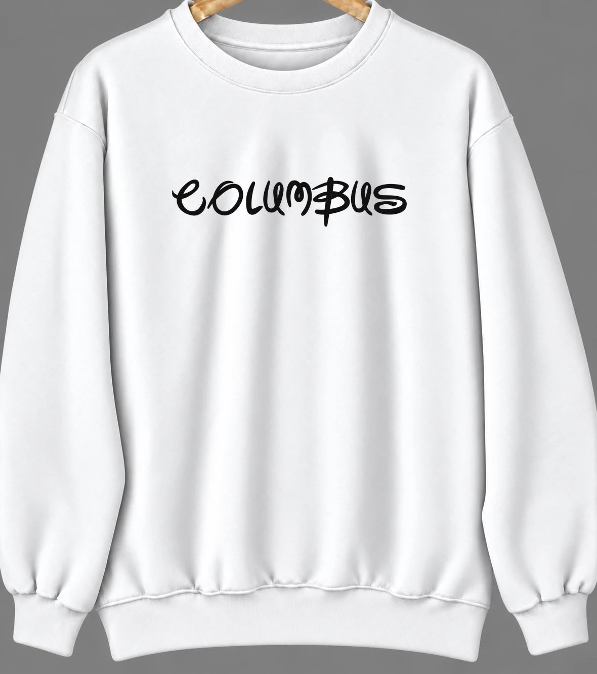Columbus, Ohio Hometown Crewneck — White