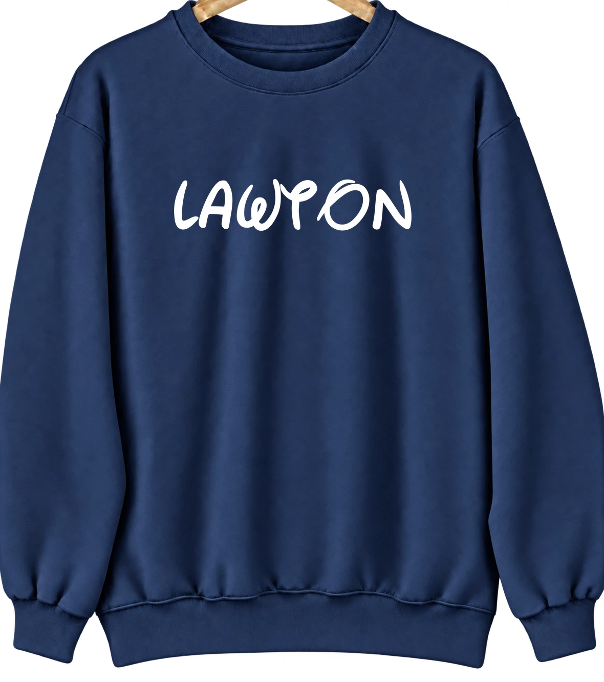 Lawton, Oklahoma Hometown Crewneck — Navy