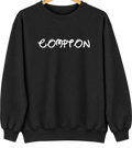 Compton, California Hometown Crewneck — Black