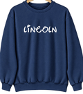 Lincoln, California Hometown Crewneck — Navy