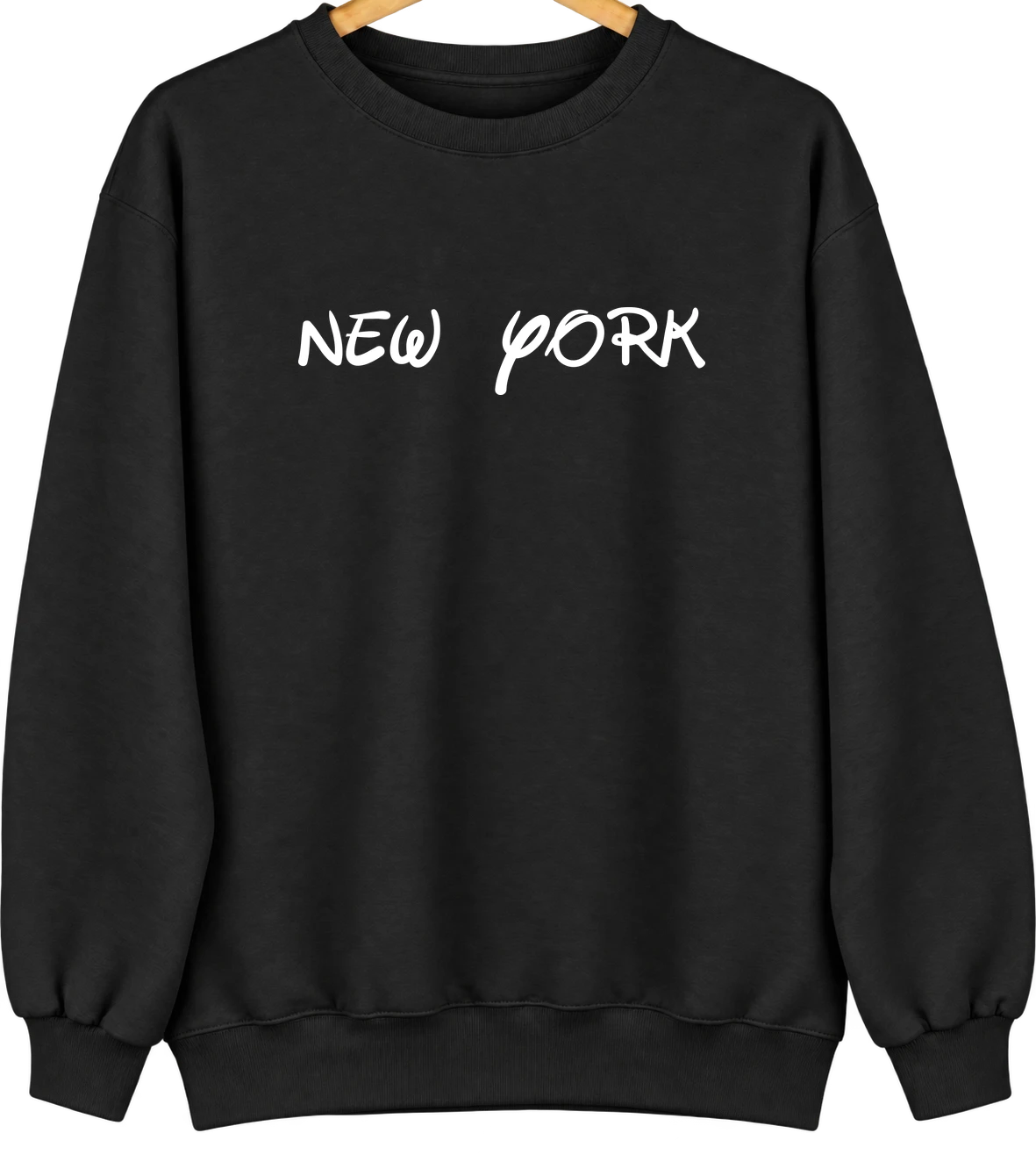New York, New York Hometown Crewneck — Black