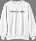 American Fork, Utah Hometown Crewneck — White