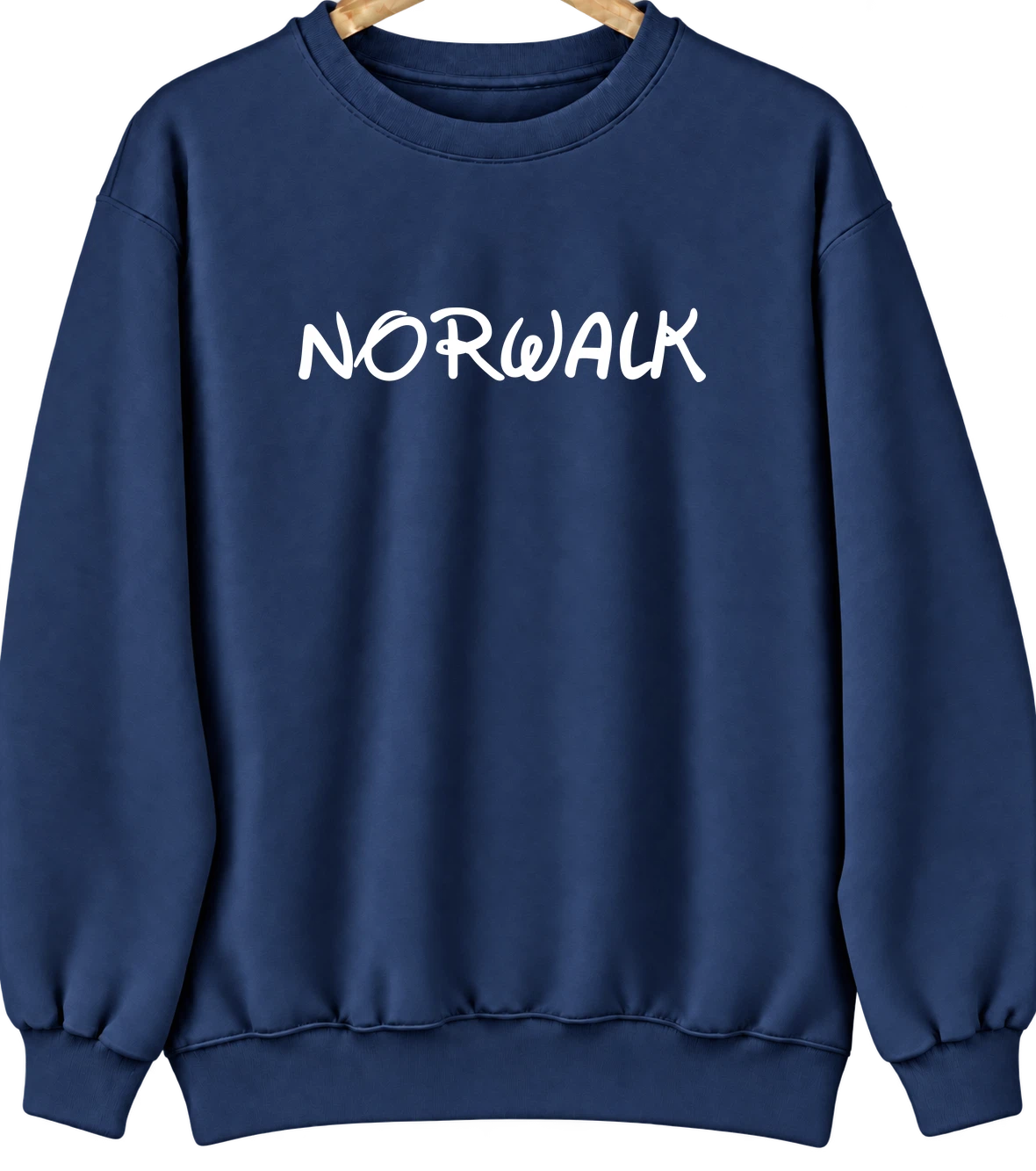 Norwalk, California Hometown Crewneck — Navy