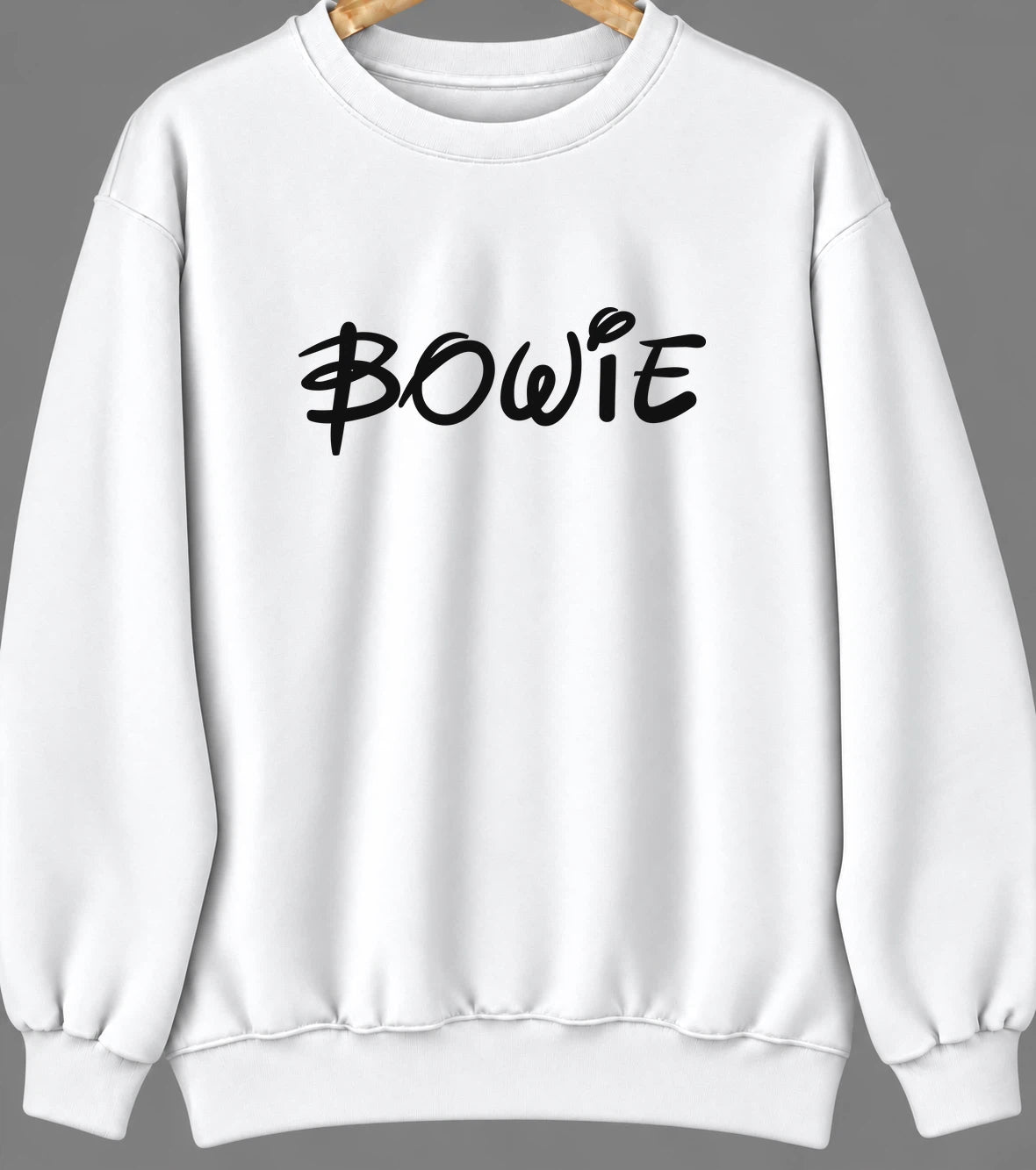 Bowie, Maryland Hometown Crewneck — White
