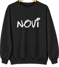 Novi, Michigan Hometown Crewneck — Black