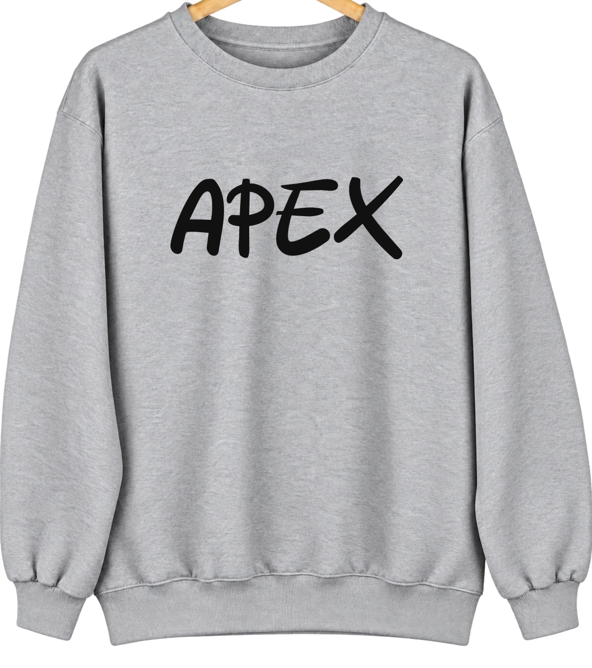 Apex, North Carolina Hometown Crewneck — Sport Grey