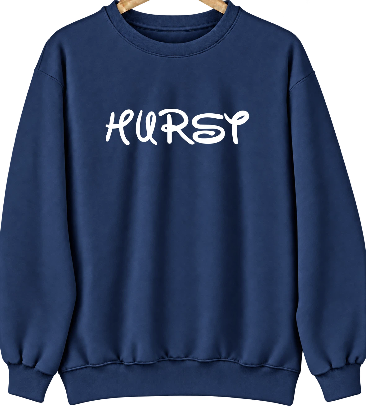 Hurst, Texas Hometown Crewneck — Navy