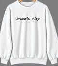 Atlantic City, New Jersey Hometown Crewneck — White