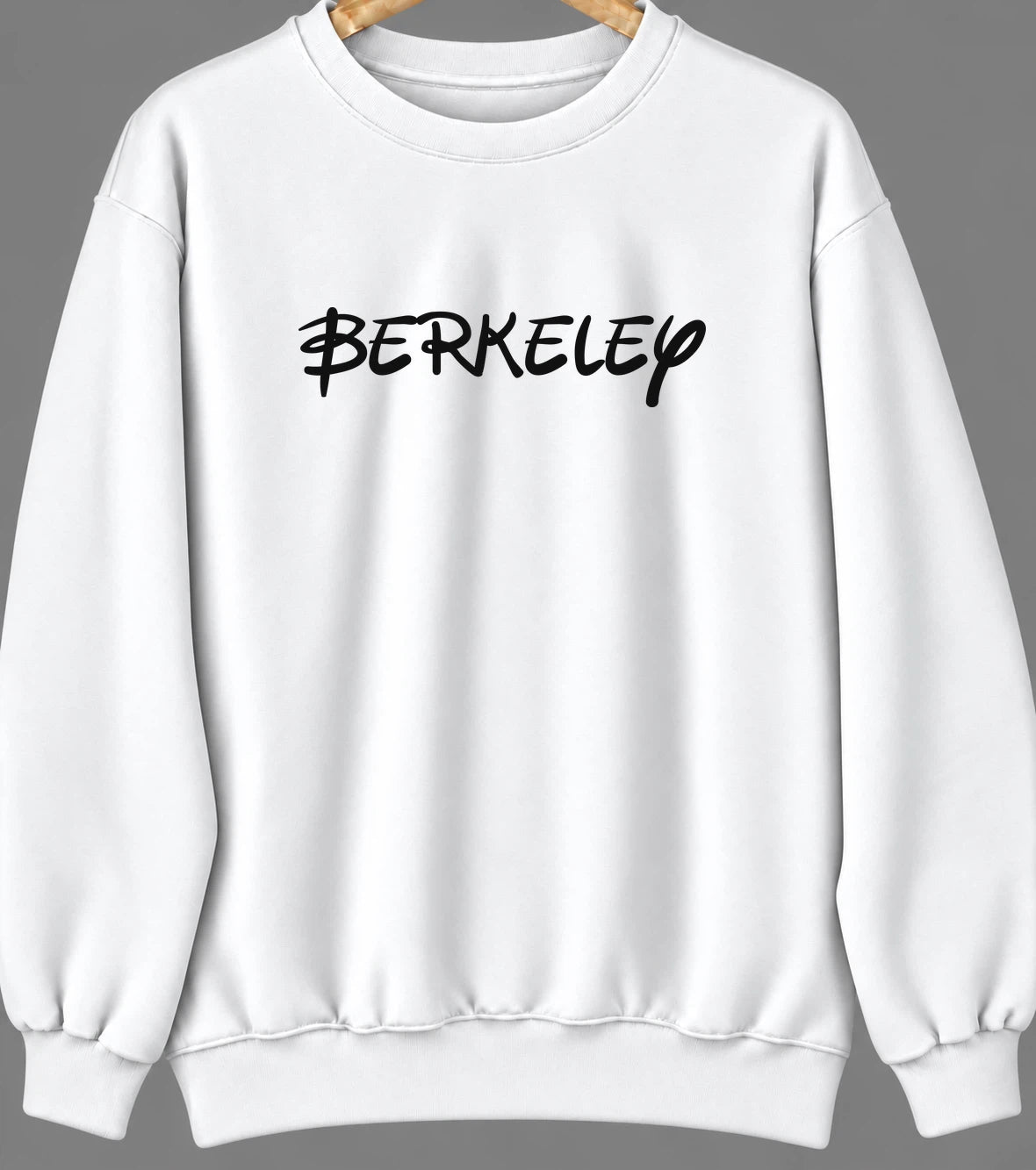 Berkeley, California Hometown Crewneck — White