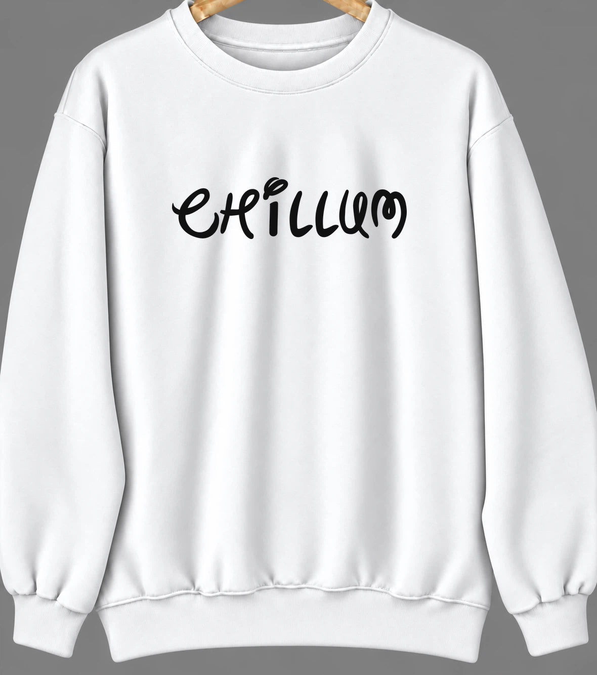 Chillum, Maryland Hometown Crewneck — White