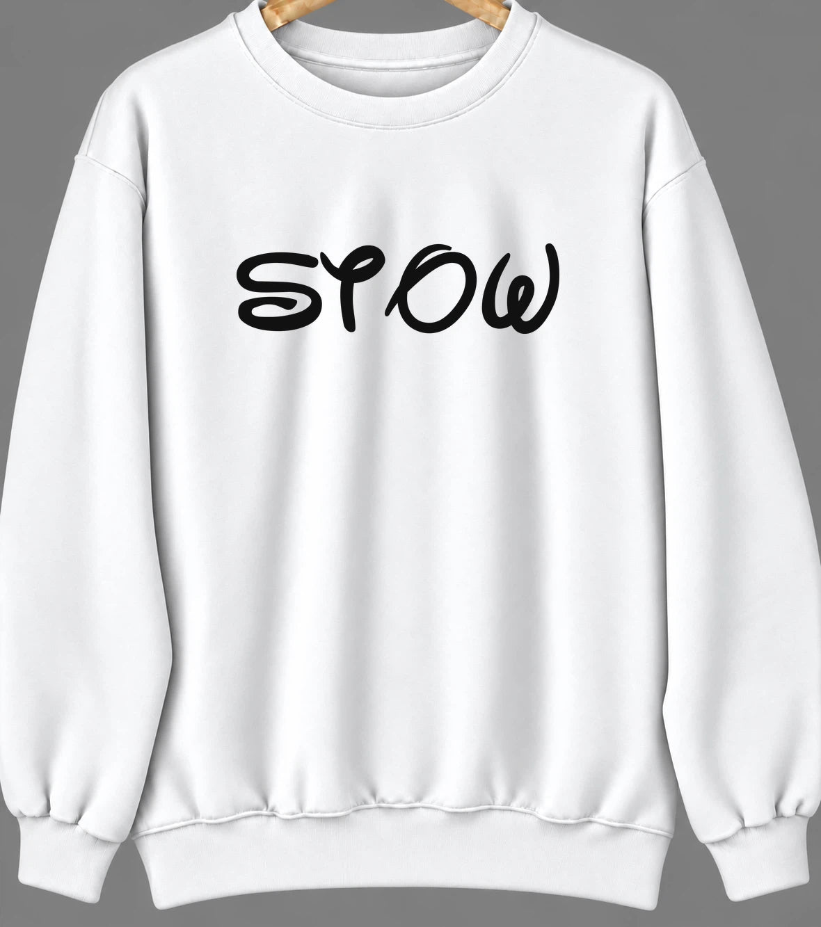 Stow, Ohio Hometown Crewneck — White