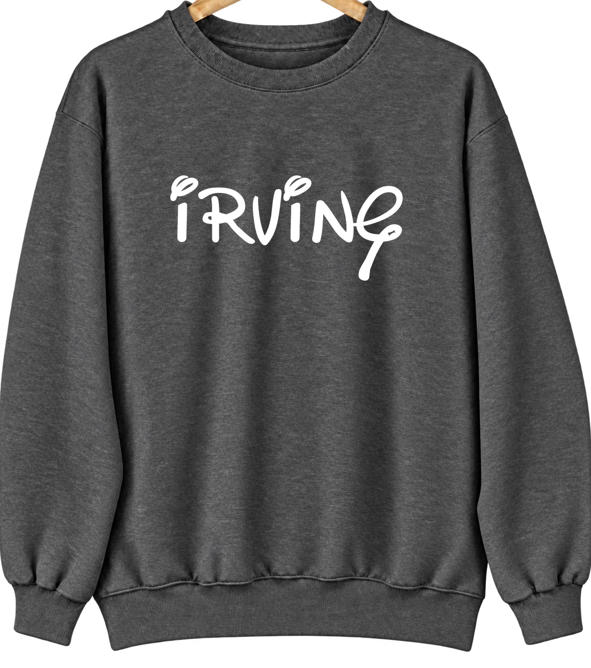 Irving, Texas Hometown Crewneck — Dark Heather