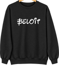 Beloit, Wisconsin Hometown Crewneck — Black