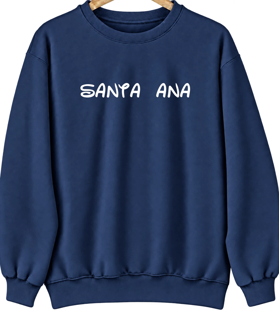 Santa Ana, California Hometown Crewneck — Navy