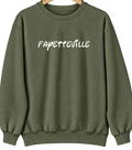 Fayetteville, North Carolina Hometown Crewneck — Military Green