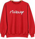 Findlay, Ohio Hometown Crewneck — Red