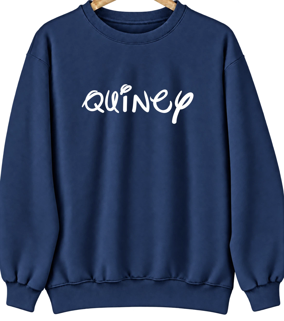 Quincy, Illinois Hometown Crewneck — Navy