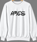 Ames, Iowa Hometown Crewneck — White