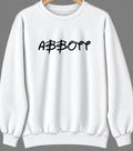 Abbott, Texas Hometown Crewneck — White