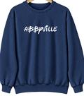 Abbyville, Kansas Hometown Crewneck — Navy