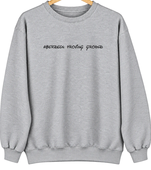 Aberdeen Proving Ground, Maryland Hometown Crewneck — Sport Grey