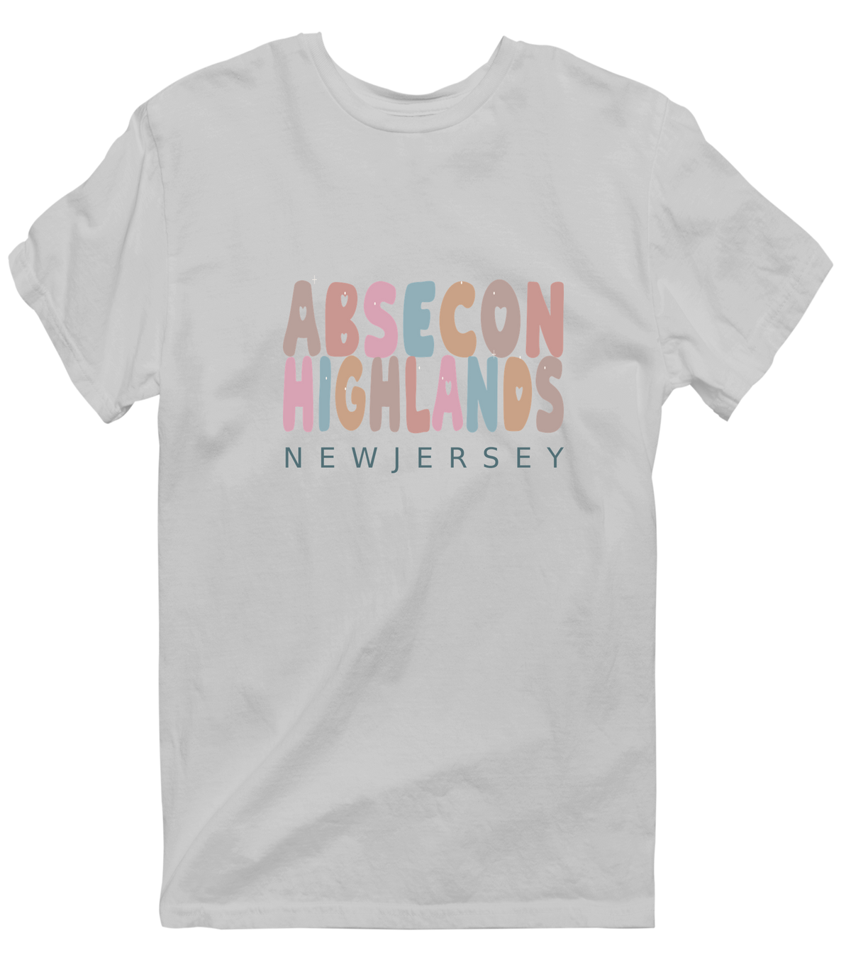 Absecon Highlands, New Jersey Hometown T-Shirt - Sport Grey