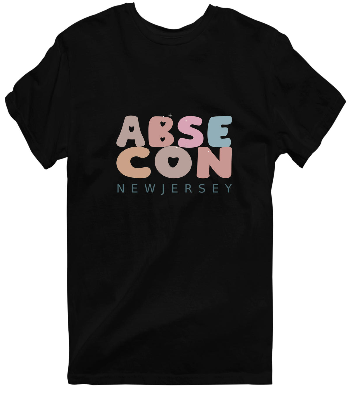 Absecon, New Jersey Hometown T-Shirt - Black