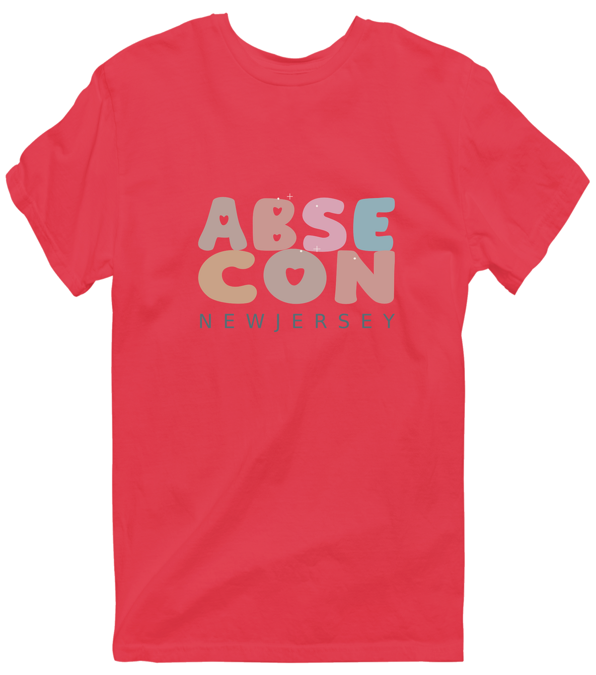 Absecon, New Jersey Hometown T-Shirt - Heather Red