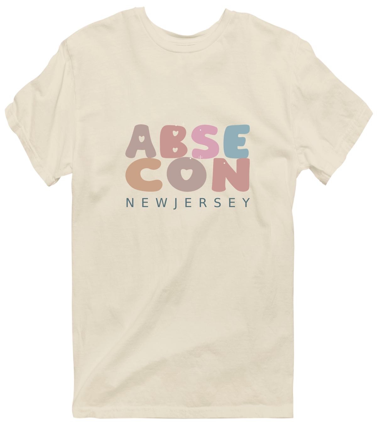 Absecon, New Jersey Hometown T-Shirt - Sand