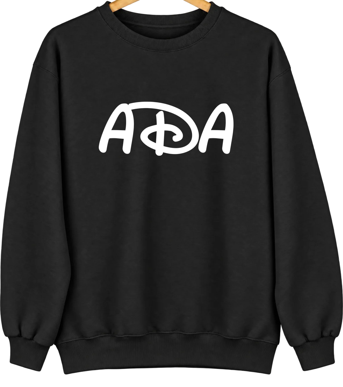 Ada, Minnesota Hometown Crewneck — Black