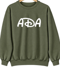 Ada, Ohio Hometown Crewneck — Military Green