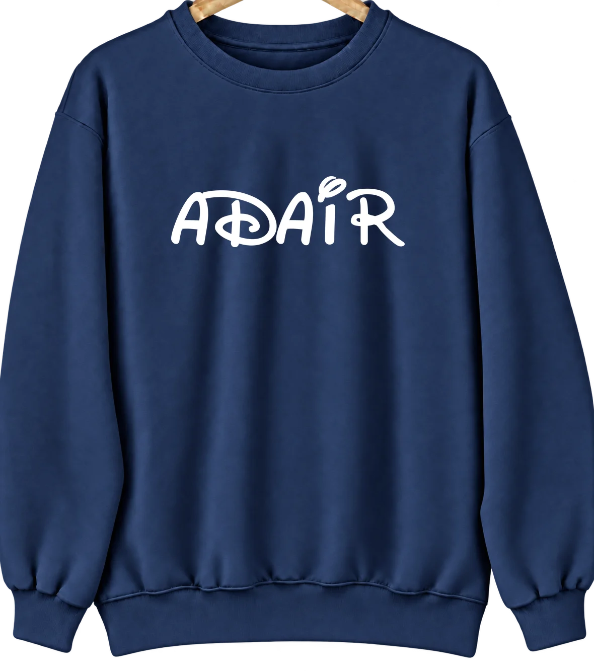 Adair, Illinois Hometown Crewneck — Navy