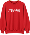 Adams, Illinois Hometown Crewneck — Red