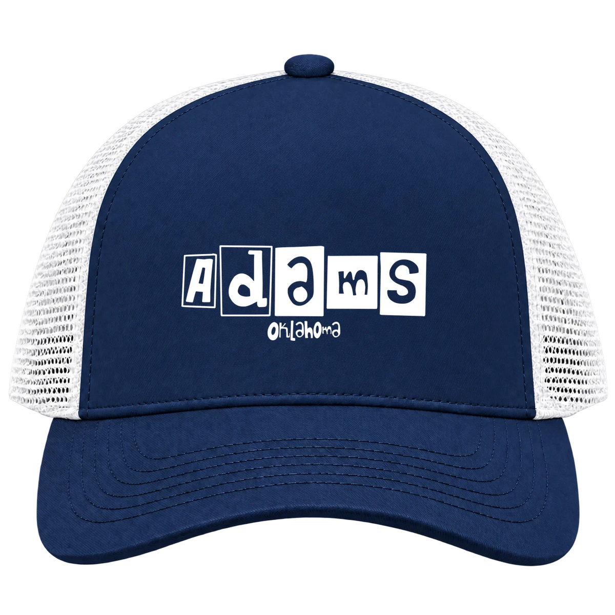 Adams, Oklahoma Hometown Trucker Cap