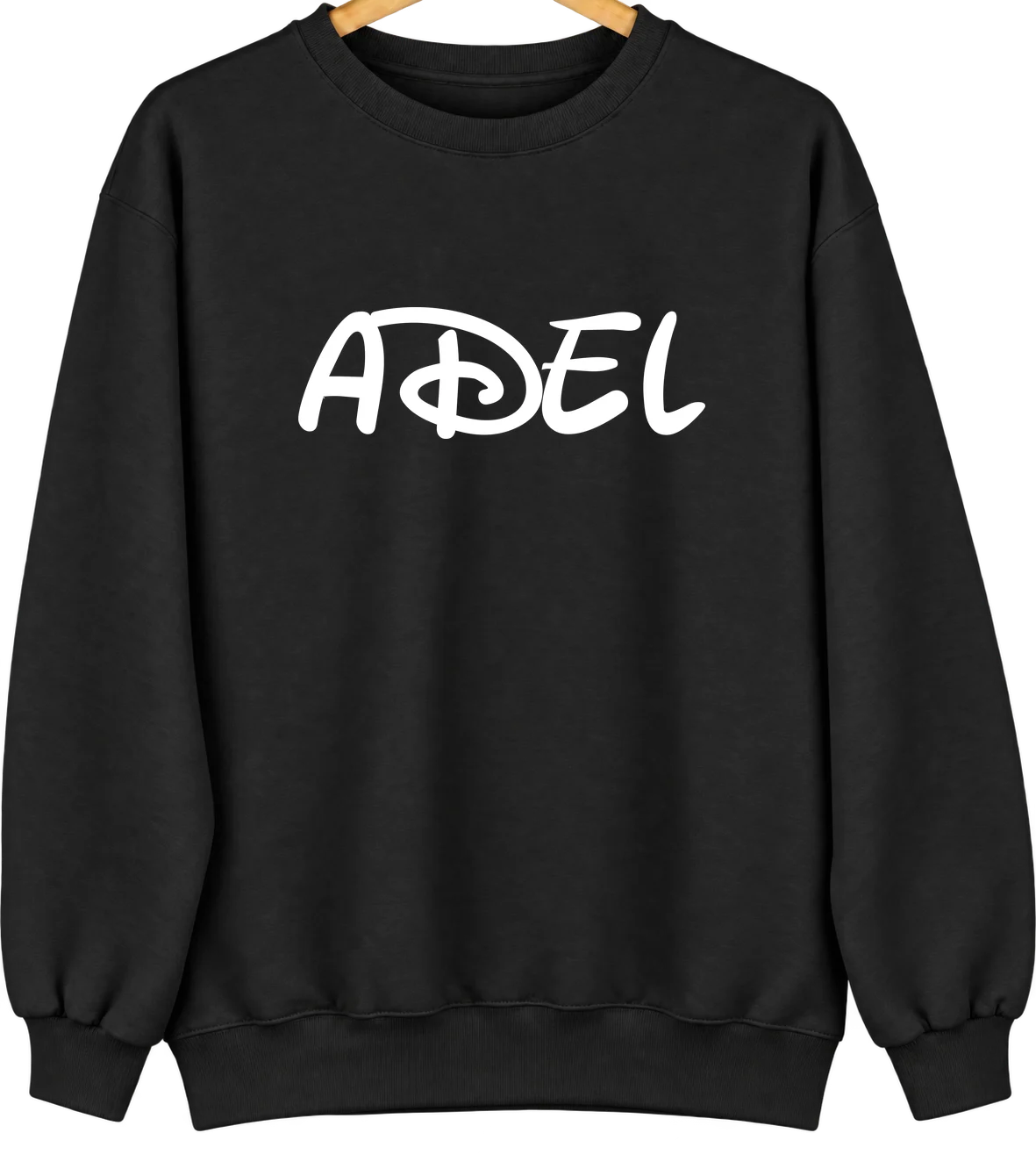Adel, Georgia Hometown Crewneck — Black