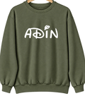 Adin, California Hometown Crewneck — Military Green