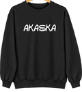 Akaska, South Dakota Hometown Crewneck — Black